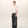 Jean large en coton noir