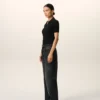 Jean large en coton noir