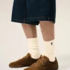 Lot de trois paires de chaussettes Ami de Coeur en coton naturel noir