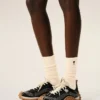 Lot de trois paires de chaussettes Ami de Coeur en coton naturel noir