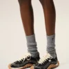 Lot de trois paires de chaussettes Ami de Coeur en coton noir