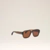 Lunettes de soleil marron 75006