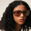Lunettes de soleil marron 75006