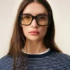 Lunettes de soleil marron 75006