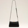 Mini sac Carrousel en cuir de vache noir