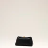 Mini sac Carrousel en cuir de vache noir