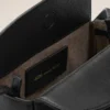 Mini sac Carrousel en cuir de vache noir