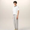 Pantalon de survêtement Ami de Coeur en coton gris