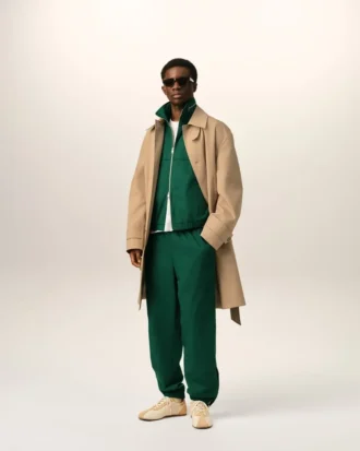 Pantalon de survêtement Ami de Coeur en coton vert