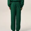 Pantalon de survêtement Ami de Coeur en coton vert