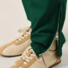 Pantalon de survêtement Ami de Coeur en coton vert