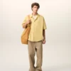 Pantalon de travail en coton beige