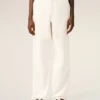 Pantalon de travail en coton blanc