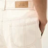 Pantalon de travail en coton blanc