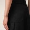 Pantalon de travail en laine vierge noire