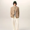 Pantalon large en coton blanc