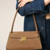 Petit sac Mimi en cuir de vache marron