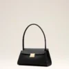 Petit sac Mimi en cuir de vache noir