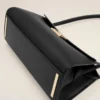 Petit sac Mimi en cuir de vache noir