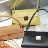 Petit sac Mimi en cuir de vache marron