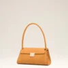 Petit sac Mimi en cuir de vache orange