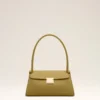 Petit sac Mimi en cuir de vache vert