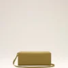 Pochette Mimi en cuir de vachette vert