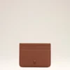 Porte-cartes Ami de Coeur en cuir de vachette marron