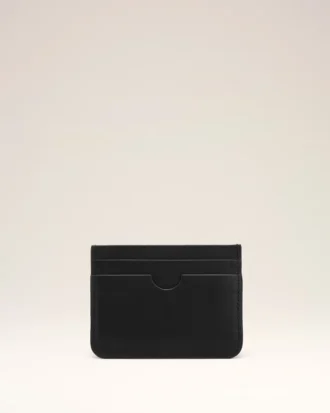 Porte-cartes Ami de Coeur en cuir de vachette noir