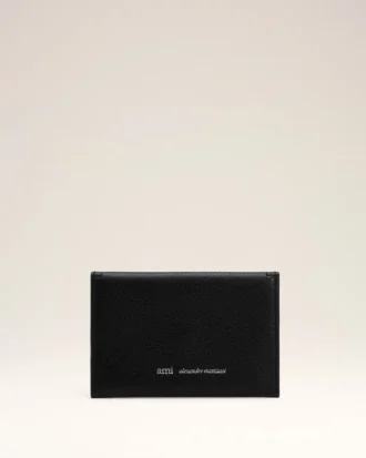 Porte-cartes Etienne en cuir Taurillon noir