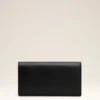 Portefeuille Carrousel Continental en cuir lisse noir