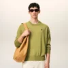 Pull Ami de Coeur à col rond en laine verte