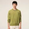 Pull Ami de Coeur à col rond en laine verte