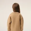 Pull à col rond Ami de Coeur en laine marron