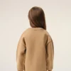 Pull à col rond Ami de Coeur en laine marron