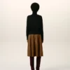 Pull à col roulé Ami de Coeur en laine noire