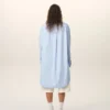Robe chemise ample Ami de Coeur en coton bleu