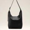 Sac à bandoulière Etienne en cuir Taurillon noir
