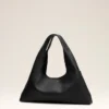 Sac à bandoulière Etienne en cuir Taurillon noir