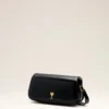 Sac à bandoulière Paris Paris en cuir de vache noir
