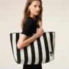 Sac cabas Ami de Coeur en coton blanc