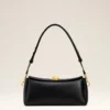 Sac Carrousel en cuir de vache noir