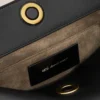 Sac Carrousel en cuir de vache noir