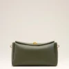 Sac Carrousel moyen en cuir de vachette vert