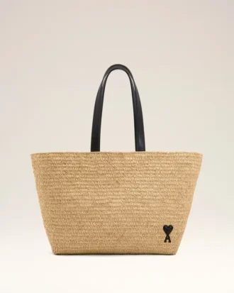 Sac fourre-tout Ami de Coeur en raphia naturel