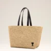 Sac fourre-tout Ami de Coeur en raphia naturel