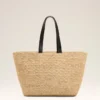 Sac fourre-tout Ami de Coeur en raphia naturel