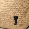 Sac fourre-tout Ami de Coeur en raphia naturel