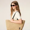 Sac fourre-tout Ami de Coeur en raphia naturel