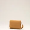 Sac messager à rabat Carrousel en cuir de vachette jaune